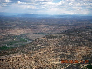 50 8zu. aerial - Navajo Lake to Durango