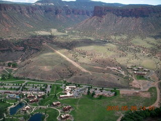 aerial - Gateway Canyon airstrip