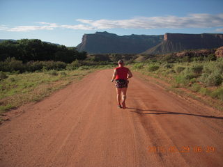 Gateway morning run - Adam running (back)