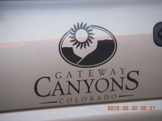 10 8zw. Gateway Canyons Colorado truck