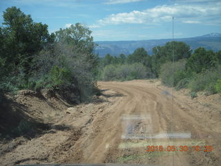 drive to Calamity Mine - rough road