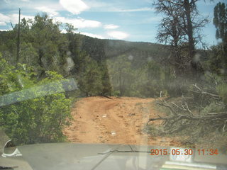 180 8zw. drive to Calamity Mine - very tough side road