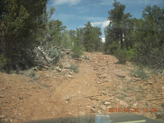 200 8zw. drive to Calamity Mine - very tough side road