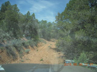 215 8zw. drive to Calamity Mine - very tough side road