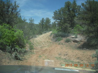 221 8zw. drive to Calamity Mine - very tough side road