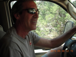 230 8zw. drive to Calamity Mine - very tough side road - Shaun driving