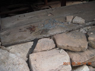 280 8zw. Calamity Mine camp site - nails