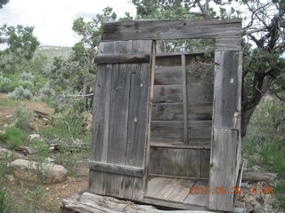 Calamity Mine camp site - outhouse