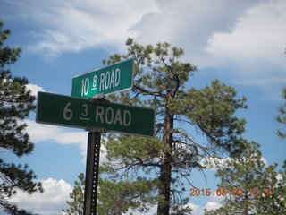 10.8 and 6.3 Roads sign
