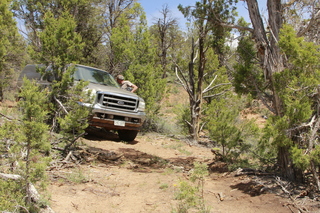 433 8zw. drive to Calamity Mine - difficult side road - truck