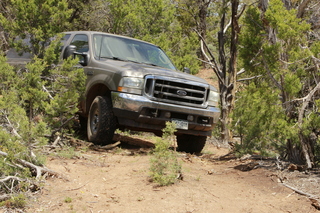 435 8zw. drive to Calamity Mine - difficult side road - truck