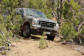 436 8zw. drive to Calamity Mine - difficult side road - truck