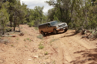 450 8zw. drive to Calamity Mine - difficult side road - truck