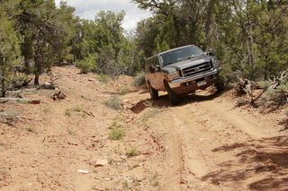 451 8zw. drive to Calamity Mine - difficult side road - truck