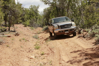 452 8zw. drive to Calamity Mine - difficult side road - truck