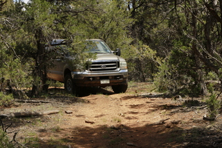 455 8zw. drive to Calamity Mine - difficult side road - truck