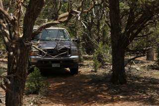 456 8zw. drive to Calamity Mine - difficult side road - truck