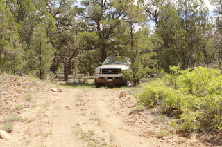 458 8zw. drive to Calamity Mine - difficult side road - truck