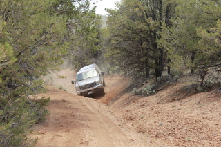 508 8zw. drive to Calamity Mine - difficult side road - truck