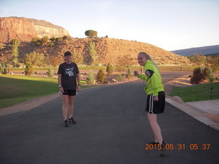 Gateway Canyon - Karen and Mandie - morning run