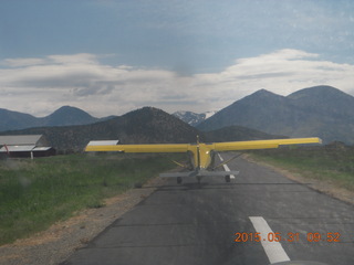 36 8zx. Crawford, Colorado, with Jim's and Stella's airplane