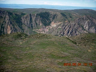 54 8zx. aerial - Black Canyon of the Gunnison