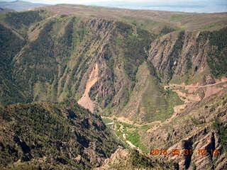 56 8zx. aerial - Black Canyon of the Gunnison