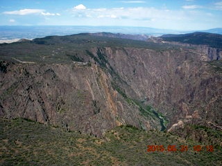 60 8zx. aerial - Black Canyon of the Gunnison
