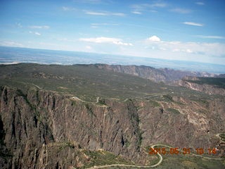 63 8zx. aerial - Black Canyon of the Gunnison