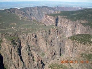 65 8zx. aerial - Black Canyon of the Gunnison