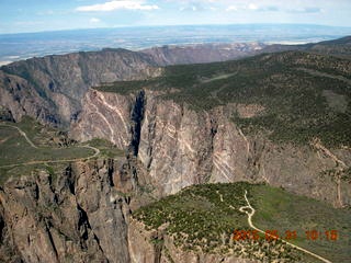 66 8zx. aerial - Black Canyon of the Gunnison