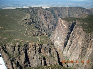67 8zx. aerial - Black Canyon of the Gunnison
