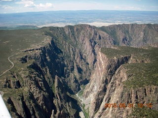 69 8zx. aerial - Black Canyon of the Gunnison
