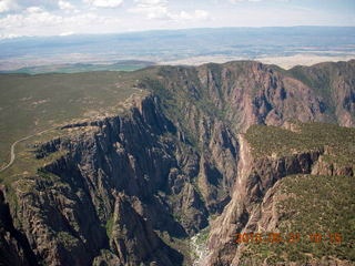 70 8zx. aerial - Black Canyon of the Gunnison