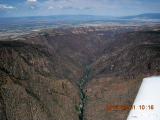73 8zx. aerial - Black Canyon of the Gunnison