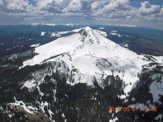 91 8zx. aerial - Telluride area - Lone Cone Mountain