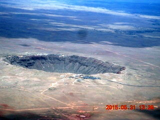 120 8zx. aerial - meteor crater