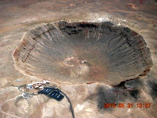 127 8zx. aerial - meteor crater