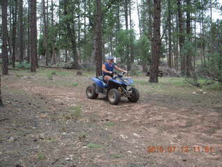 Debbie's and Ted's cabin - quad - four-wheeling - Adam