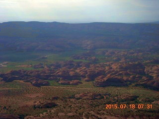 aerial - near Monument Valley (UT25)