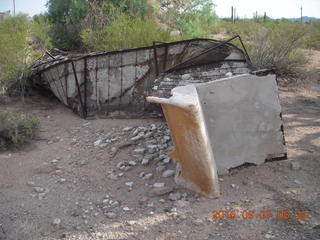 curious piece of mining equipment at Windmill