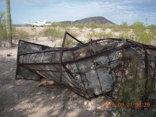 curious piece of mining equipment at Windmill