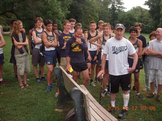 Curtis Arboretum - Cheltenham XC alumni race - Tom Sexton, Marty Kiebert