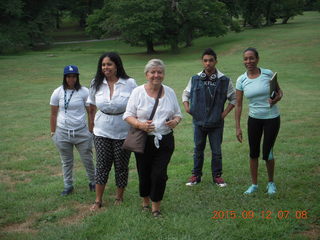Curtis Arboretum - Cheltenham XC alumni race - Mike Berry family and Marge Sexton