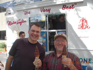 Jim S and Adam and Mr. Softee