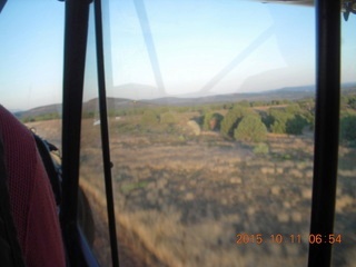 aerial - flying to Buzzard Roost