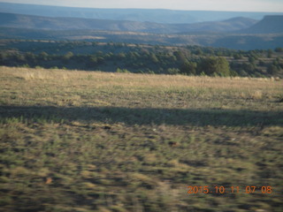 aerial - flying to Buzzard Roost