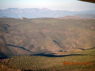 aerial - flying from Buzzard Roost