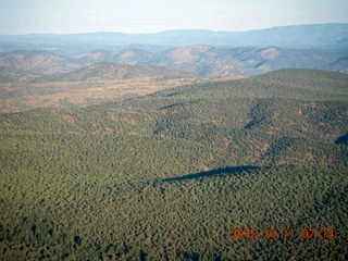 aerial - flying from Buzzard Roost