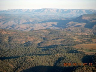 aerial - flying from Buzzard Roost